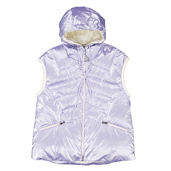 NWT Moncler Women’s Petetoz Hooded Down Puffer Vest Size 0